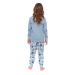 Dětské pyžamo Dreams modré s lenochodem