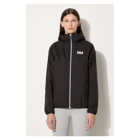 Nepromokavá bunda Helly Hansen Belfast II dámská, černá barva, 53433