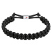 Tommy Hilfiger Černý paracord náramek Braided 2790496