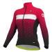 ALÉ Cyklistický dres s dlouhým rukávem zimní - PR-R STARS LADY WNT - růžová/černá