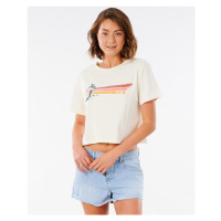 Tričko Rip Curl GOLDEN STATE CROP TEE Bone