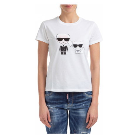 Bílé tričko - KARL LAGERFELD | ikonik