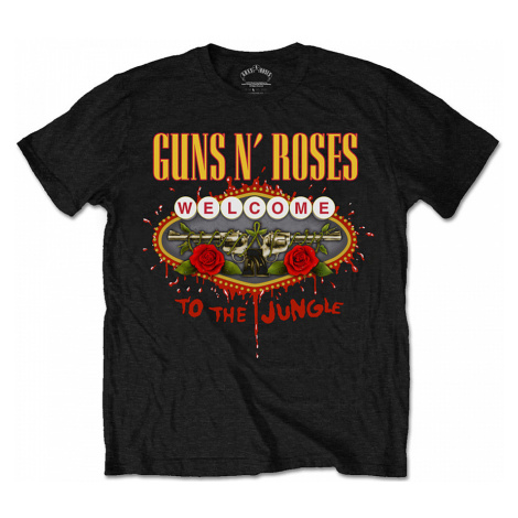Guns N Roses tričko, Welcome To The Jungle, pánské RockOff