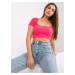 RŮŽOVÝ CROP TOP MONTREAL -PINK Tmavě růžová