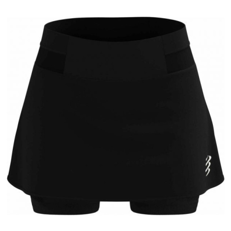 Compressport PERFORMANCE SKIRT W Dámská běžecká sukýnka, černá, velikost