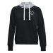 UNDER ARMOUR-Rival Fleece CB Hoodie-BLK-1373031-001 Černá