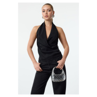 Trendyol Black Woven Blouse