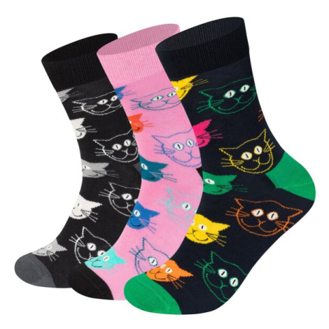 Happy Socks Ponožky námořnická modř / zelená / světle růžová / černá