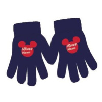 Mickey Mouse - licence Chlapecké rukavice - Mickey Mouse 52427189 , tmavě modrá Barva: Modrá tma