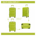 Kono Cestovní kufr na kolečkách Classic Collection - zelený 50L