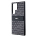 DKNY PC/TPU Repeat Pattern Tonal Stripe Zadní Kryt pro Samsung S24 Ultra Black