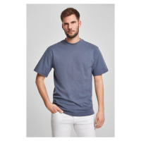 Vysoké tričko vintage modré barvy