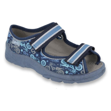 BEFADO 969X159 chlapecké sandálky modré MOTO 969X159_30