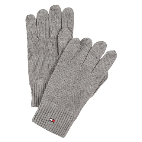 TOMMY HILFIGER Prstové rukavice šedý melír