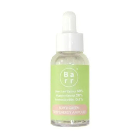 BARR - SUPER GREEN DEEP ENERGY AMPOULE - Korejské pleťové sérum 30 ml