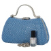 Luxusní dámská kabelka do ruky MOON Keisha, modrá