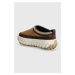 Semišové pantofle UGG Venture Daze dámské, hnědá barva, na platformě, 1155650