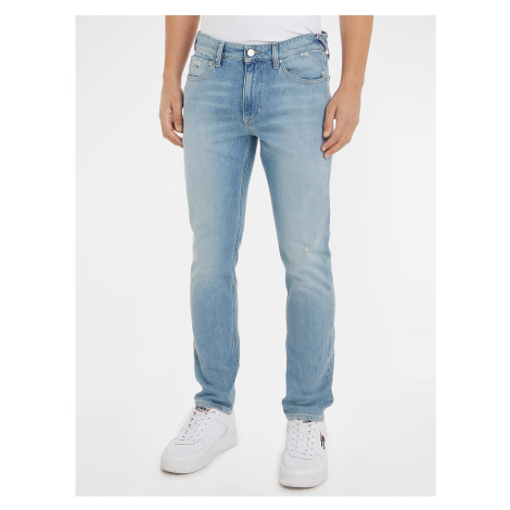 Světle modré pánské straight fit džíny Tommy Jeans Tommy Hilfiger