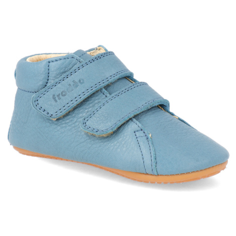 Barefoot capáčky Froddo - Prewalkers D-Velcro Denim modré