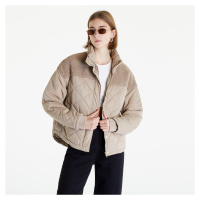 Urban Classics Ladies Oversized Diamond Quilt Puffer Jacket Beige