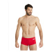Pánské plavky arena team swim low waist short solid red/white