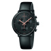 Calvin Klein černé pánské hodinky s chronografem analogové