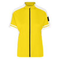 James&Nicholson Dámský cyklistický dres JN453 Sun Yellow
