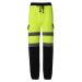 Yoko Reflexní pracovní tepláky HV016T Hi-Vis Yellow