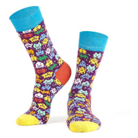 Dámské ponožky s barevnými vzory