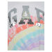 Barevné holčičí tričko flitrové logo GAP