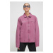 Džínová bunda Guess Originals fialová barva, přechodná