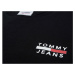 Pánské černé tričko Tommy Hilfiger s malým natištěným logem