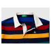 Benetton, Multicolor Striped Rugby Polo