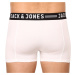 3PACK pánské boxerky Jack and Jones bílé (12081832)