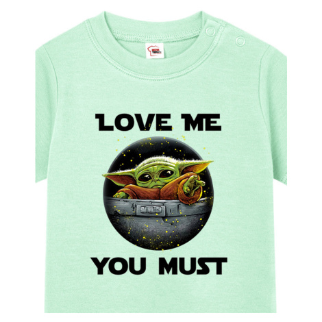 Dětské tričko pro miminka Baby Yoda ze série Mandalorian BezvaTriko