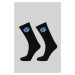 Ponožky karl lagerfeld jeans logo socks set černá