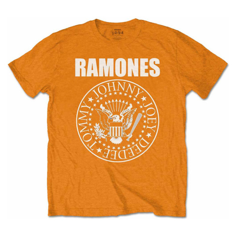 Ramones tričko, Presidential Seal Orange, dětské RockOff