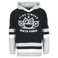 Five Finger Death Punch EMP Signature Collection Mikina s kapucí bílá / černá / šedá