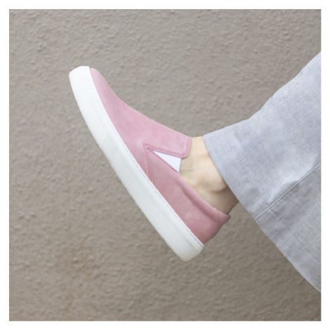 Růžové dámské slipry