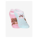 Růžovo-modré dětské veselé ponožky Dedoles Medvídek