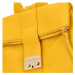 Dámský kožený batoh žlutý - ItalY Ahmedus žlutá