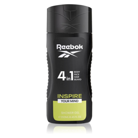 Reebok Inspire Your Mind energizující sprchový gel 4 v 1 pro muže 250 ml