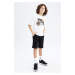 DEFACTO Boy Regular Fit Pique Shorts