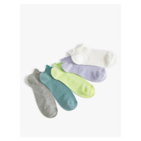 Koton 5-Piece Booties Socks Set Ruffle Detail Multi Color