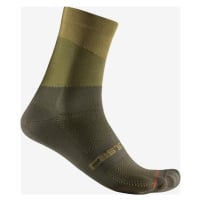 CASTELLI Cyklistické ponožky klasické - ORIZZONTE 15 - zelená