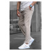 Madmext Men's Beige Relaxed Trousers 6510