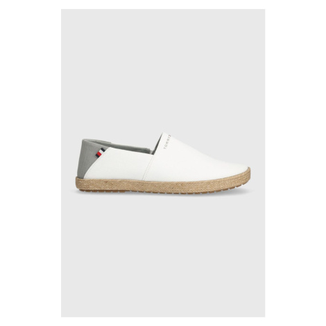 Espadrilky Tommy Hilfiger ESPADRILLE CORE TEXTILE bílá barva, FM0FM04981