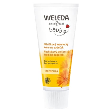 WELEDA Měsíčkový kojenecký krém na zadeček bez parfemace 75 ml