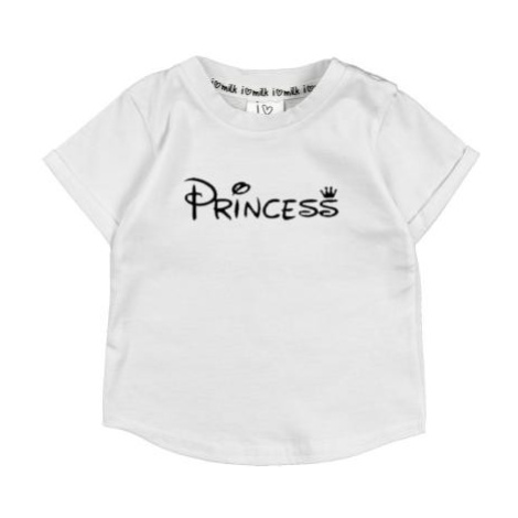 I LOVE MILK triko s nápisem princess