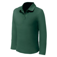 Nath Pánské polo s dlouhým rukávem NH541 Bottle Green